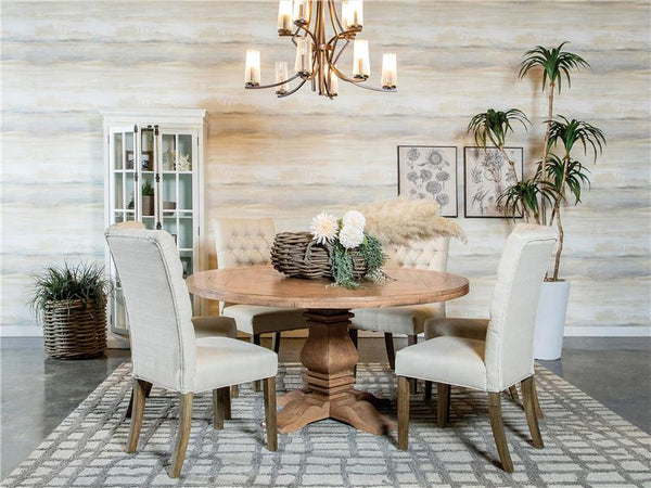 Douglas Tufted Back Dining Chairs Vineyard Oak (Set of 2) - 123052