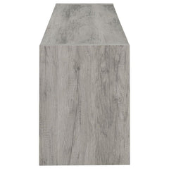 Burke 2-door Engineered Wood 71" TV Stand Grey Driftwood - 701025