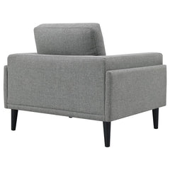 Rilynn Upholstered Track Arm Accent Chair Grey - 509526