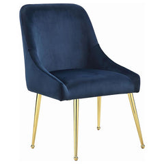 Mayette Parsons Wingback Dining Side Chairs Dark Ink Blue (Set of 2) - 192492