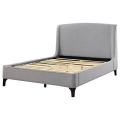 Mosby Upholstered Queen Wingback Bed Grey - 306021Q