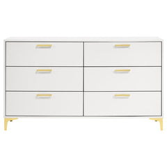 Kendall 6-drawer Dresser White - 224403