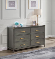 Kieran 6-drawer Dresser Grey - 224743