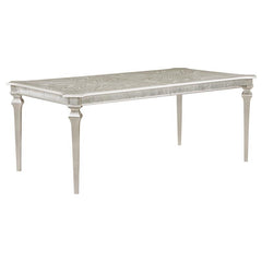Evangeline Rectangular Dining Table with Extension Leaf Silver Oak - 107551