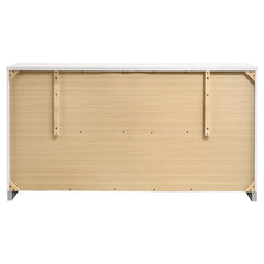 Felicity 6-drawer Dresser Glossy White - 203503