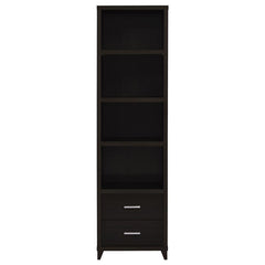 Lewes 4-piece 60" TV Entertainment Center Cappuccino - 700881-S4