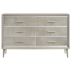 Ramon 4-piece Queen Bedroom Set Metallic Sterling - 222701Q-S4