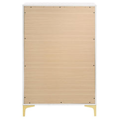 Kendall 5-drawer Bedroom Chest White - 224405