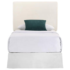 Gigi Upholstered Twin Panel Headboard Ivory - 316031T