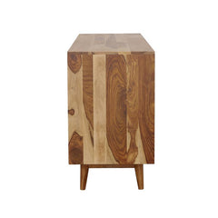 Partridge Rectangular 2-door Server Natural Sheesham and Black - 110575