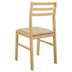 Bucknell 3-piece Dining Set with Drop Leaf Natural and Tan - 130006