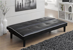 Katrina Upholstered Tufted Convertible Sofa Bed Black - 550044