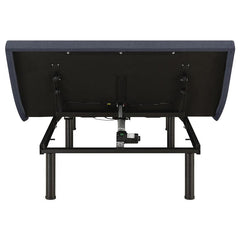 Clara Full Adjustable Bed Base Grey and Black - 350131F