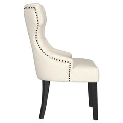 Baney Upholstered Parson Dining Side Chair with Tufted Back Beige - 115572