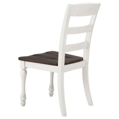 Madelyn 7-piece Rectangle Dining Set Dark Cocoa and Coastal White - 110381-S7