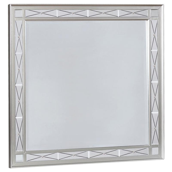 Leighton Beveled Dresser Mirror Metallic Mercury - 204924