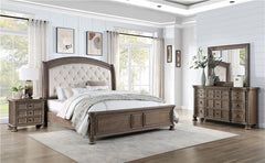 Emmett 4-piece California King Bedroom Set Walnut - 224441KW-S4