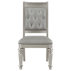 Bling Game Dining Room Set Metallic Platinum - 106471-S7