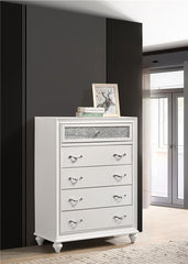 Barzini 5-drawer Chest White - 205895
