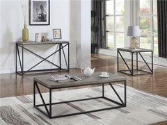 Birdie Rectangular Engineered Wood Coffee Table Sonoma Grey - 705618