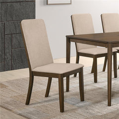 Wethersfield Solid Back Side Chairs Latte (Set of 2) - 109842