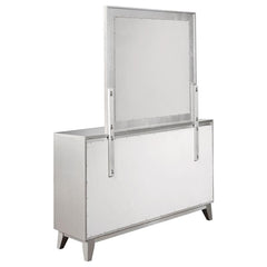 Leighton 7-drawer Dresser with Mirror Metallic Mercury - 204923M
