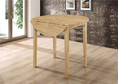 Bucknell 3-piece Dining Set with Drop Leaf Natural and Tan - 130006