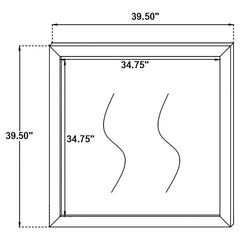 Kendall Dresser Mirror White - 224404