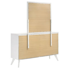 Janelle 6-drawer Dresser with Mirror White - 223653M