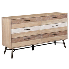 Marlow 5-piece Eastern King Bedroom Set Rough Sawn Multi - 215761KE-S5