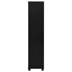 Jupiter 3-shelf Engineered Wood Media Tower Black - 707756