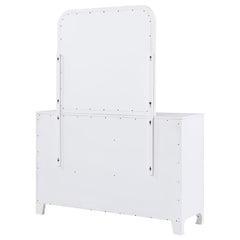 Anastasia 6-drawer Dresser with Mirror Pearl White - 224753M