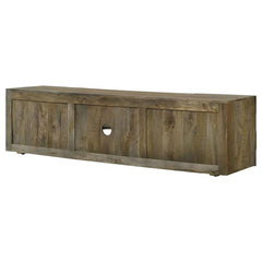 Keese 2-door Wood 70" TV Stand Media Console Mango Brown - 702333