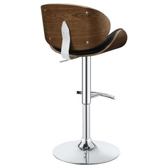 Harris Adjustable Bar Stool Black and Chrome - 130504