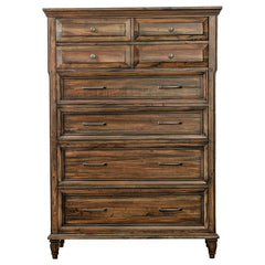 Avenue 8-drawer Bedroom Chest Weathered Burnished Brown - 223035