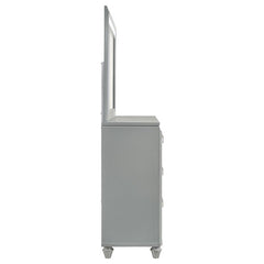 Veronica 6-drawer Dresser with Mirror Light Silver - 224723M