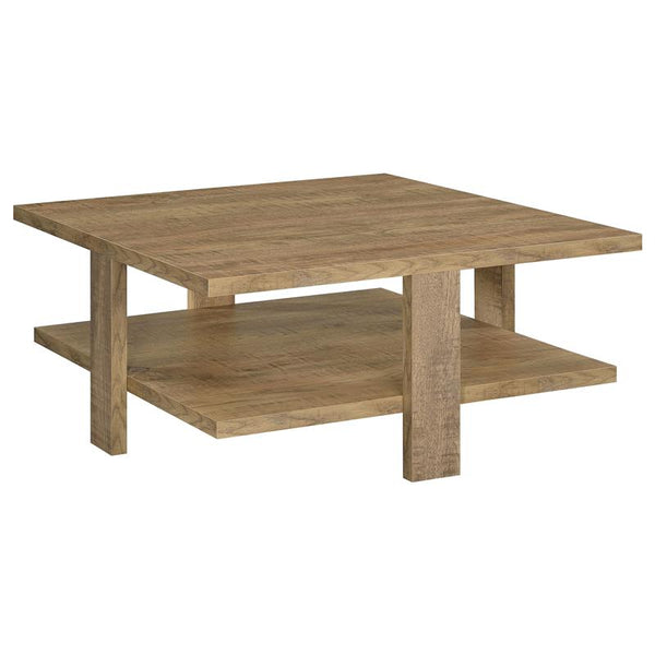 Dawn Square Engineered Wood Coffee Table Mango Brown - 707718