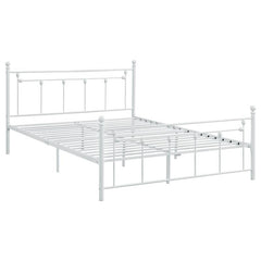 Canon Metal Full Open Frame Bed White - 422736F