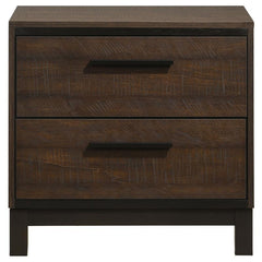 Edmonton 4-piece California King Bedroom Set Rustic Tobacco - 204351KW-S4