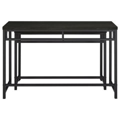 Hawes 4-piece Multipurpose Counter Height Table Set Black - 182724