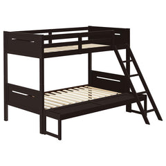 Littleton Wood Twin Over Full Bunk Bed Espresso - 405052BRN