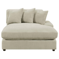 Blaine Upholstered Reversible Chaise Sectional Sofa Sand - 509899-SET