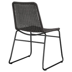 Dacy Upholstered Dining Chairs (Set of 2) Brown and Sandy Black - 192032