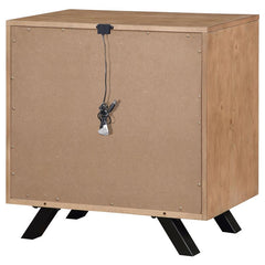 Taylor 2-drawer Nightstand Light Honey Brown - 223422