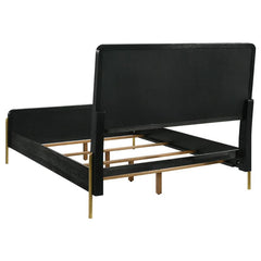 Arini 5-piece Eastern King Bedroom Set Black and Grey - 224331KE-S5