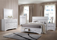 Miranda 5-piece Queen Bedroom Set White - 205111Q-S5