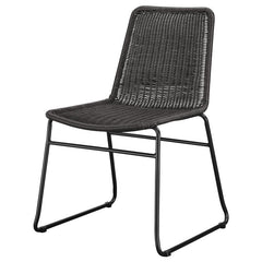 Dacy Upholstered Dining Chairs (Set of 2) Brown and Sandy Black - 192032