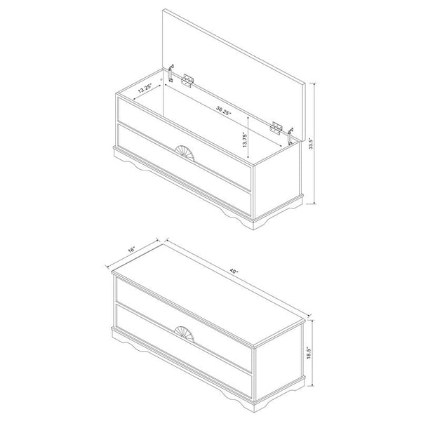 Paula Cedar Chest Honey - 4695