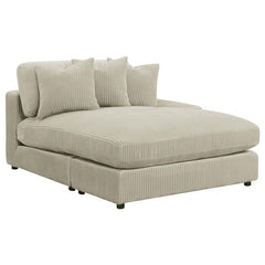 Blaine Upholstered Reversible Chaise Sectional Sofa Sand - 509899-SET
