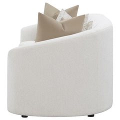 Rainn Boucle Upholstered Sloped Arm Sofa Latte - 509171
